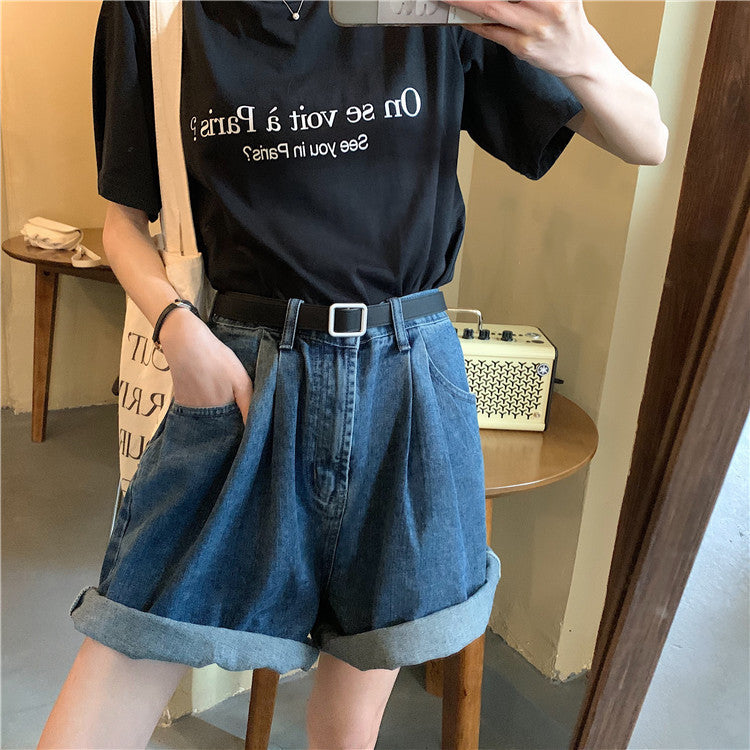 2wayハイウエストAラインショートパンツ S1820