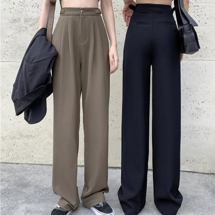 美脚タックスラックス♡ハイウエストルーズパンツ S2639