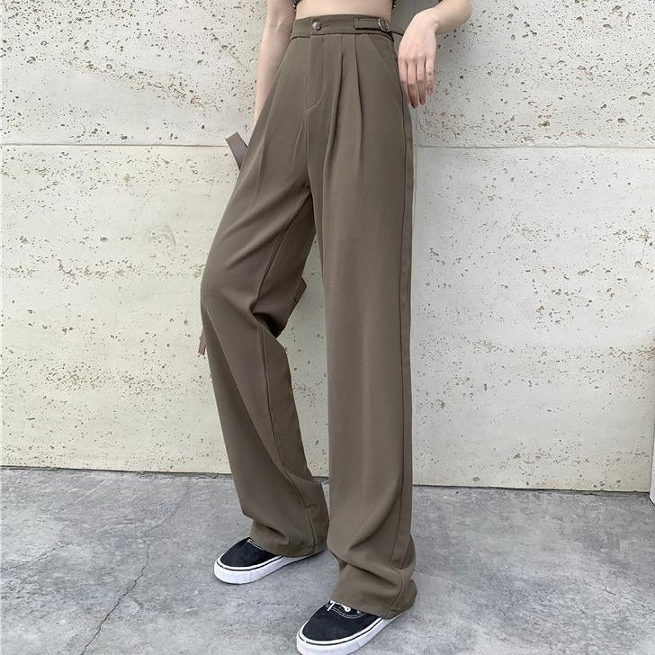 美脚タックスラックス♡ハイウエストルーズパンツ S2639