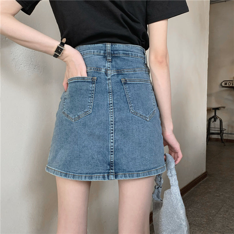 ハイウエストスリットデニムスカート♡ S2812