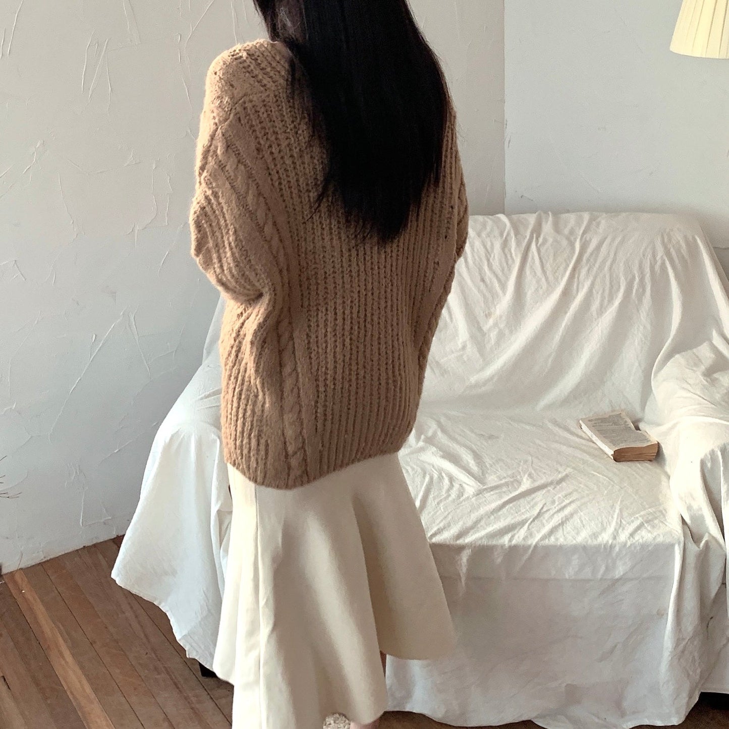 シンプルモノトーンマーメイドスカート♡大人可愛い S2656