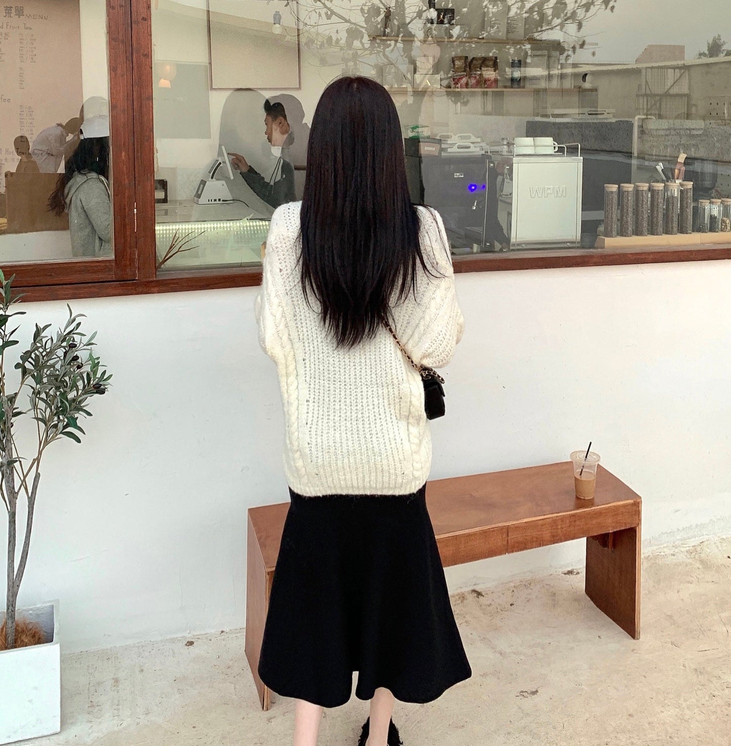 シンプルモノトーンマーメイドスカート♡大人可愛い S2656