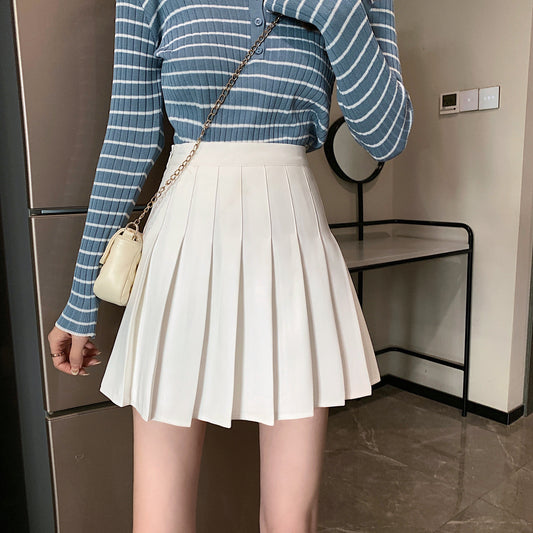 ウール風ベーシックプリーツミニスカート♡ S1952