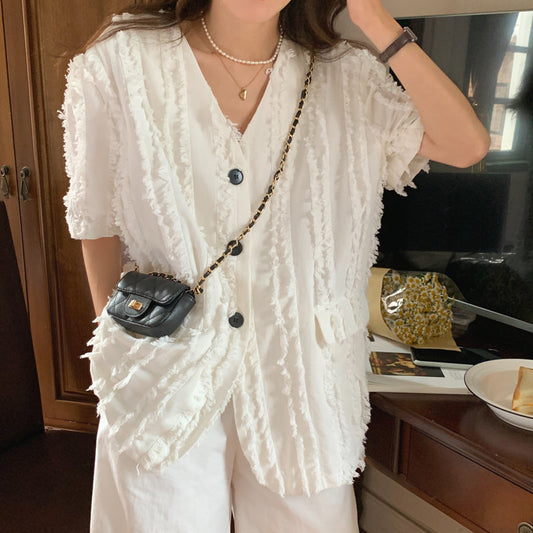 半袖ジャケット カジュアルトップス ワンサイズ S1411