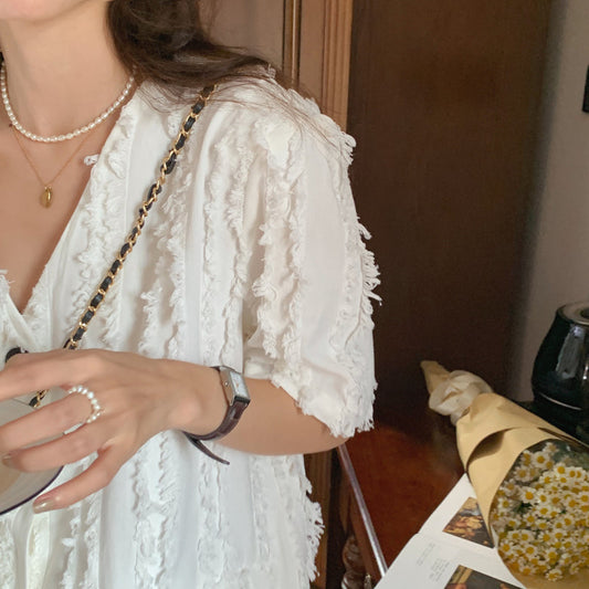 半袖ジャケット カジュアルトップス ワンサイズ S1411