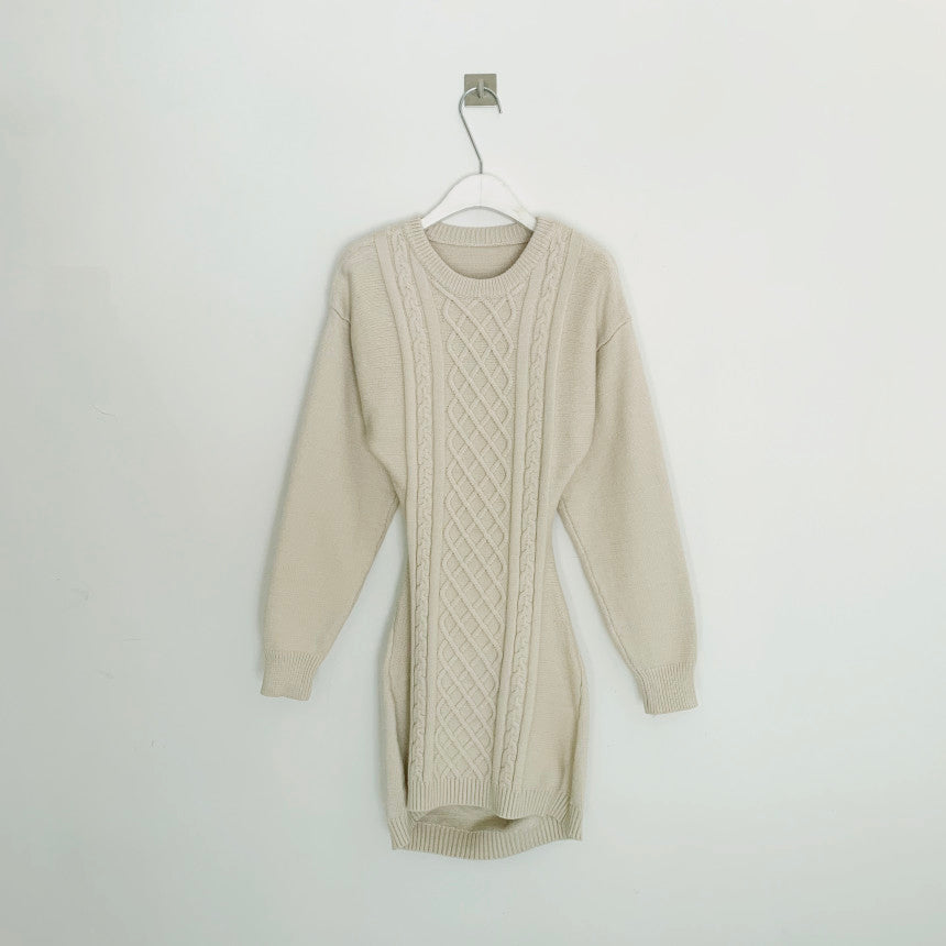 バックオープン セクシー ニットワンピース S1080