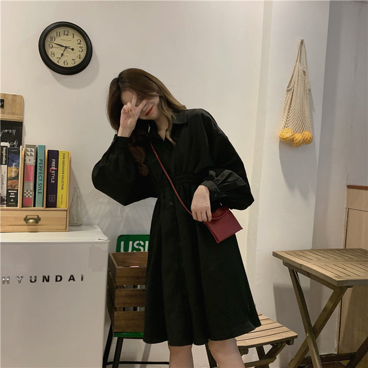 シンプルモノトーンワンピース♡ S1804