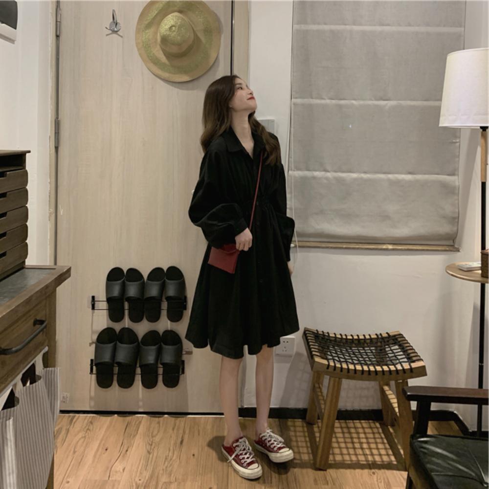 シンプルモノトーンワンピース♡ S1804