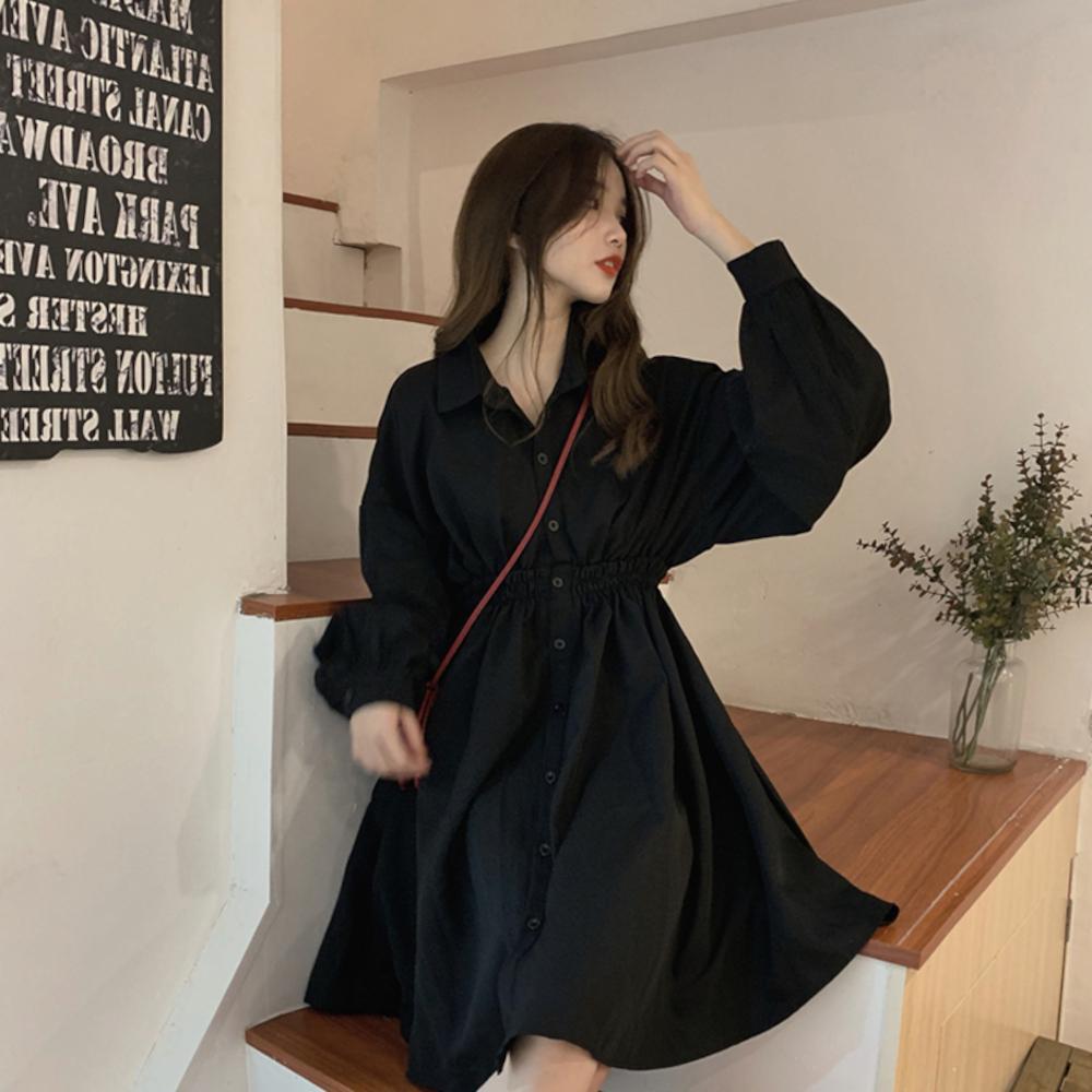 シンプルモノトーンワンピース♡ S1804