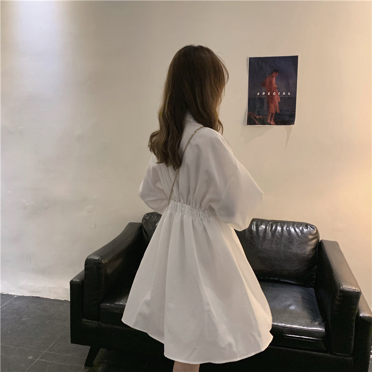 シンプルモノトーンワンピース♡ S1804