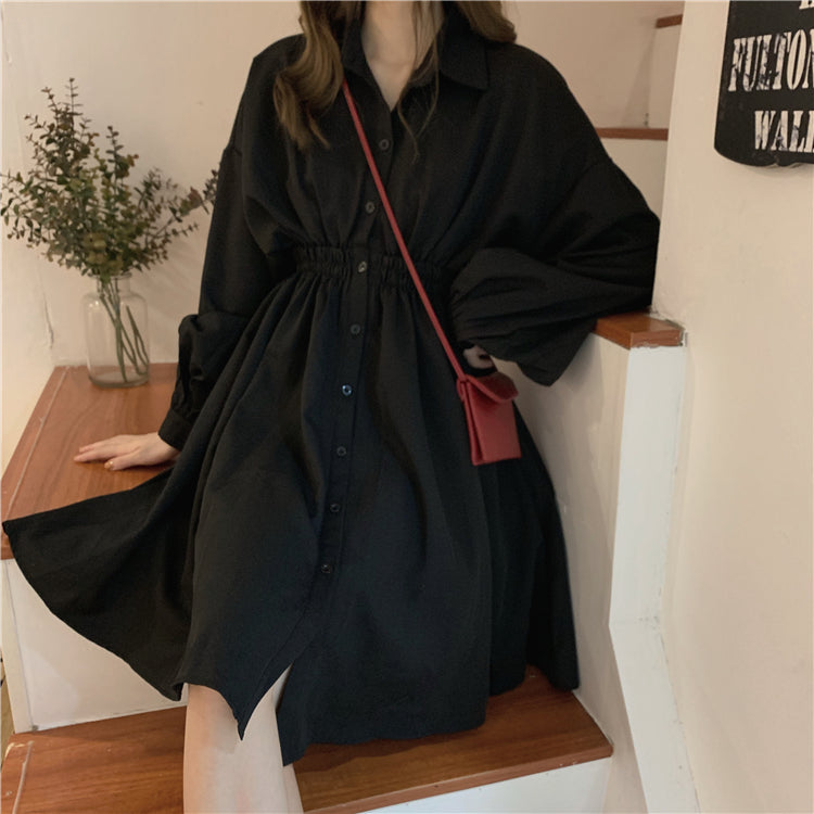 シンプルモノトーンワンピース♡ S1804