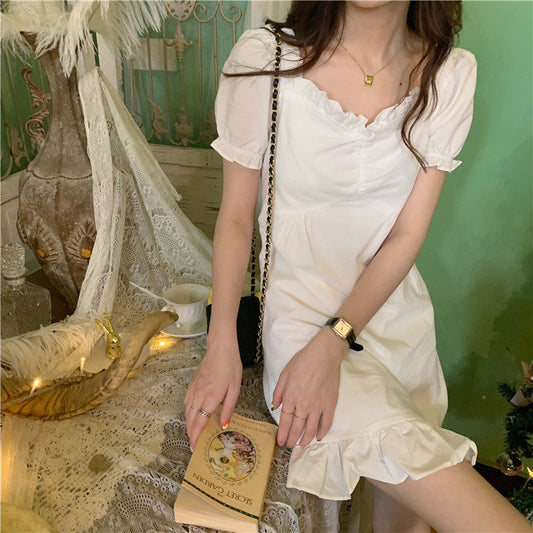 バックレースが可愛いワンピース♡大人カジュアルに S1557