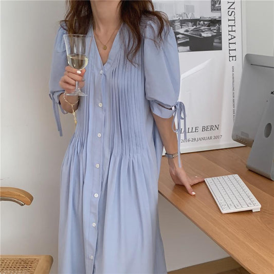 ピンタックワンピース カジュアルで可愛いワンピース S1799