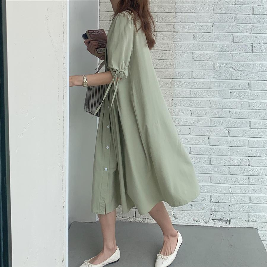 ピンタックワンピース カジュアルで可愛いワンピース S1799