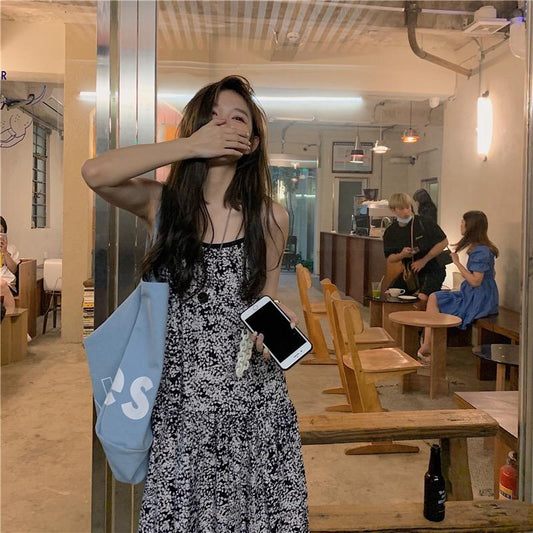 小花柄ふんわりキャミワンピース S1421