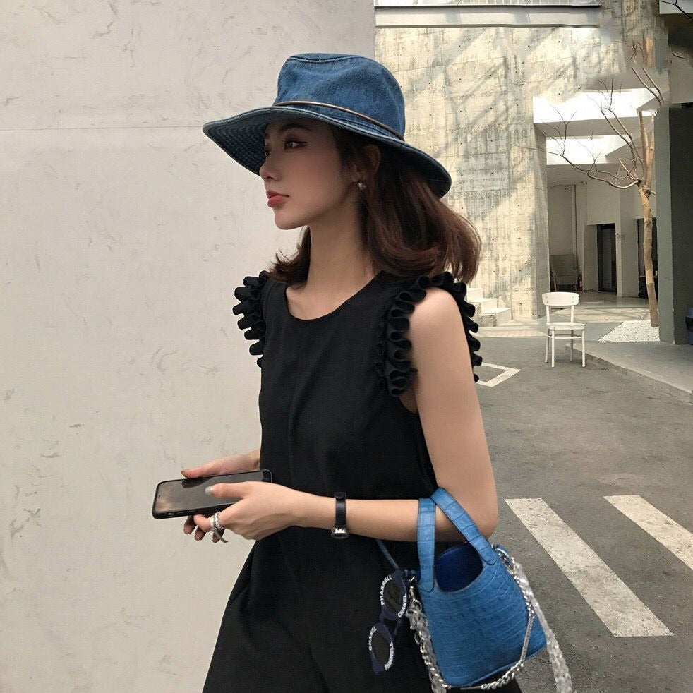 肩出しオールインワン♡大人可愛いワンピース S1589