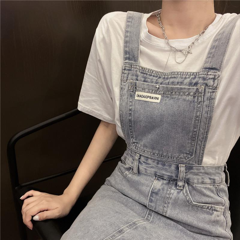 サイドスリットデニムスカート ブラック 大人可愛いロング丈 S2626