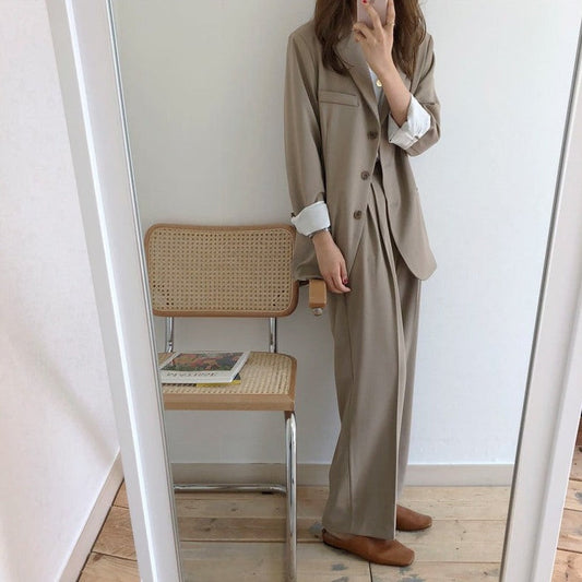 カジュアルスーツセットアップ おしゃれな2点セット S1772