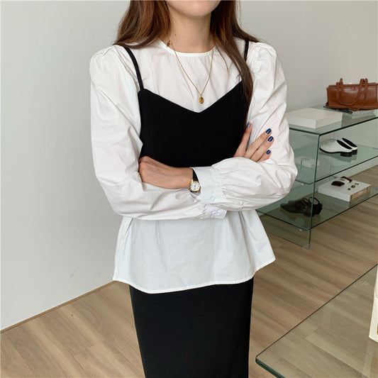 ビスチェ&肩ギャザーブラウス 〜大人可愛いデザイン〜 S1780