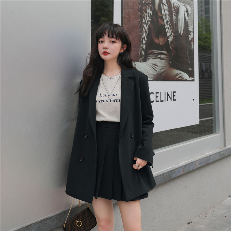 プリーツスカート&ジャケットのこなれセットアップ♡ S2569