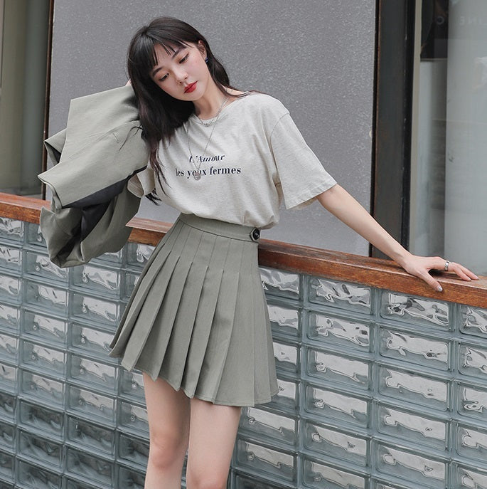 プリーツスカート&ジャケットのこなれセットアップ♡ S2569