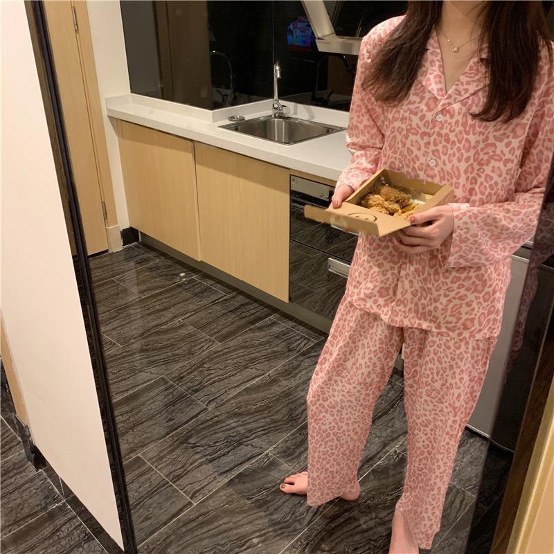 ヒョウ柄ルームウェア♡ゆるふわ着心地 S2859
