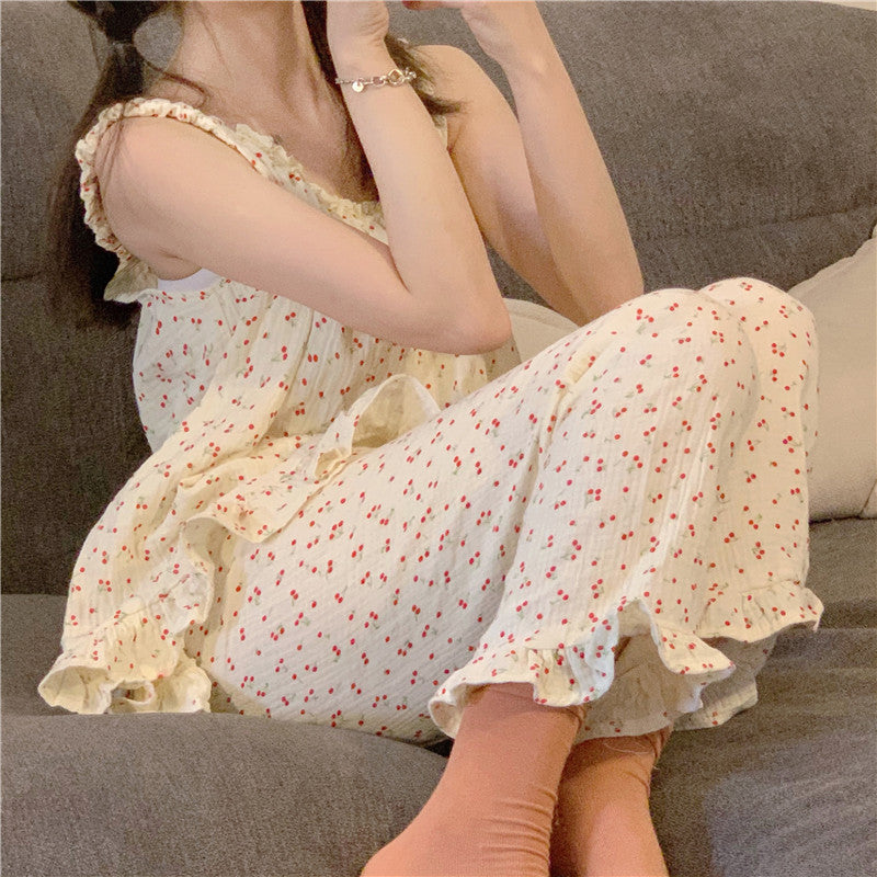 チェリーシボコットンルームウェア♡ゆるふわ可愛い S2770