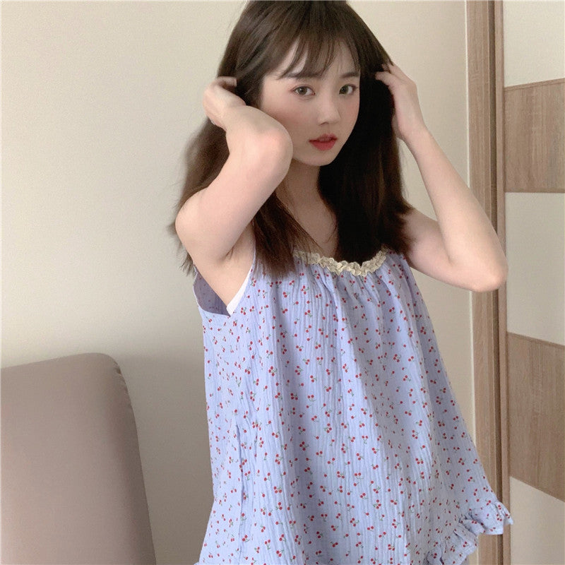 チェリーシボコットンルームウェア♡ゆるふわ可愛い S2770