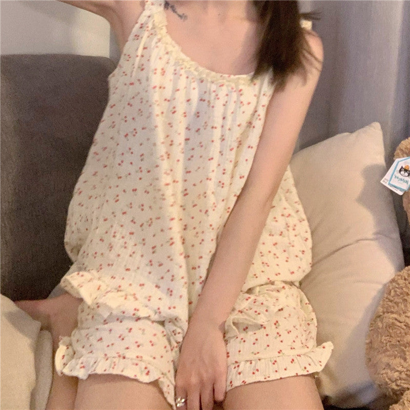 チェリーシボコットンルームウェア♡ゆるふわ可愛い S2770