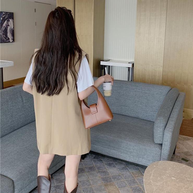 ダブルボタントレンチベスト♡大人可愛いフレンチスタイル S2615