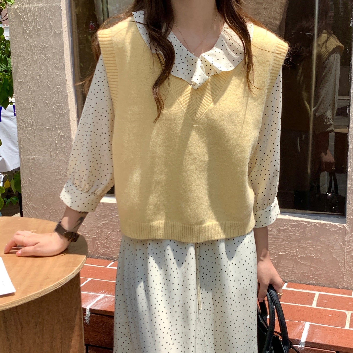 ふんわりタッチのベスト♡ S2632