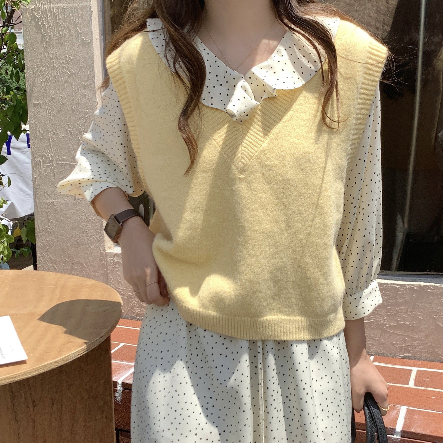 ふんわりタッチのベスト♡ S2632
