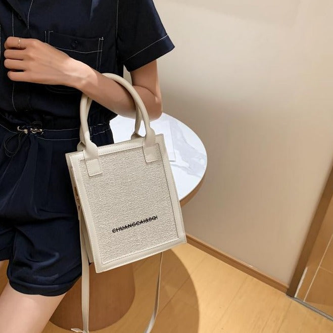 キャンバストートバッグ ナチュラルで使いやすい S2729
