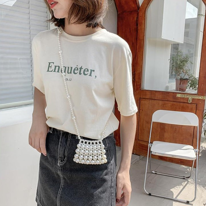 パールのミニポシェット♡トレンドアクセ S2606