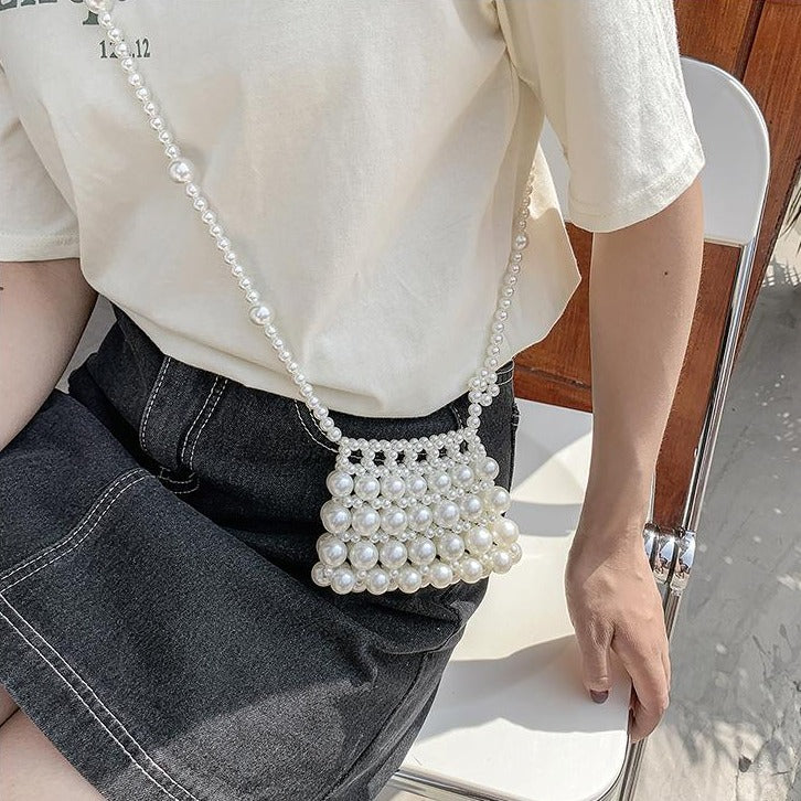 パールのミニポシェット♡トレンドアクセ S2606