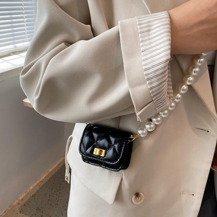 パールチェーンミニウォレット♡華やかアクセサリー感覚 S2558