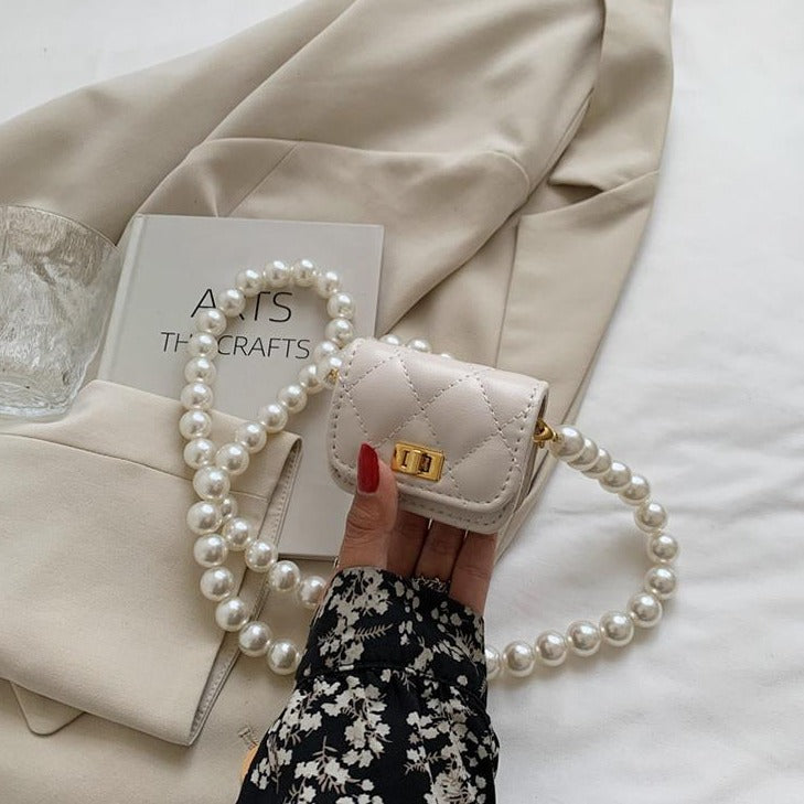 パールチェーンミニウォレット♡華やかアクセサリー感覚 S2558