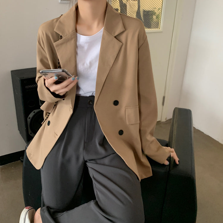 シンプルでかわいいダブルジャケット♡ S2657