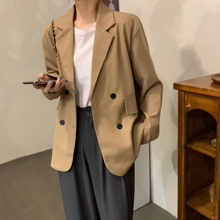 シンプルでかわいいダブルジャケット♡ S2657