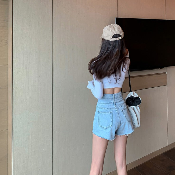 デザインベルトのショートパンツ♡ S1825