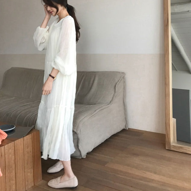 フェアリーなロングワンピース♡大人可愛いデザイン S1710