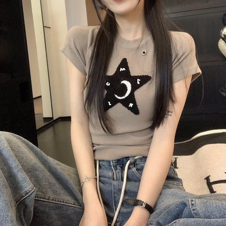 星モチーフTシャツ♡ゆるかわデザイン S1676