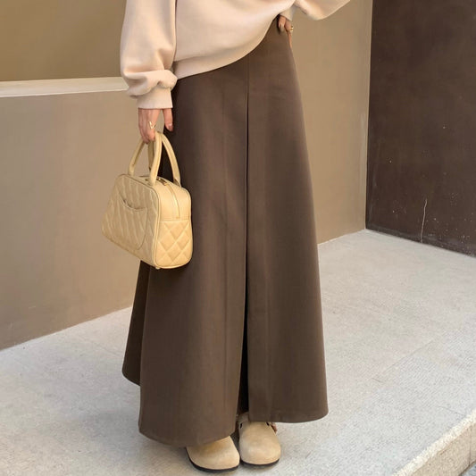 ウール風ボリュームスカート♡大人可愛いシルエット S1105