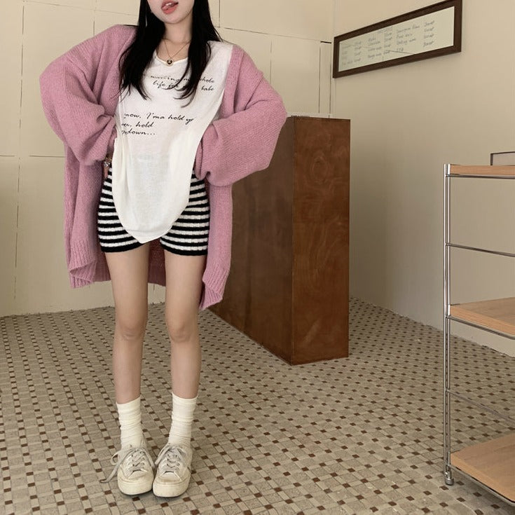 UネックプリントロンT ゆるっと着心地◎ S1273