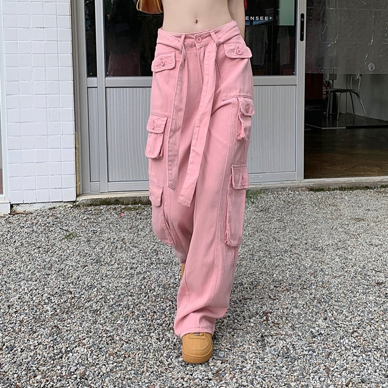 カラーカゴパンツ♡ゆるふわデザインで大人可愛い S1334