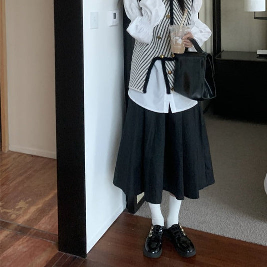 ふんわりボリュームミドルスカート S1927