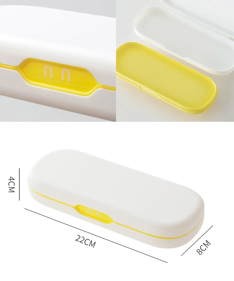 ラウンドコーナープラスチック2段ペンケース N10057
