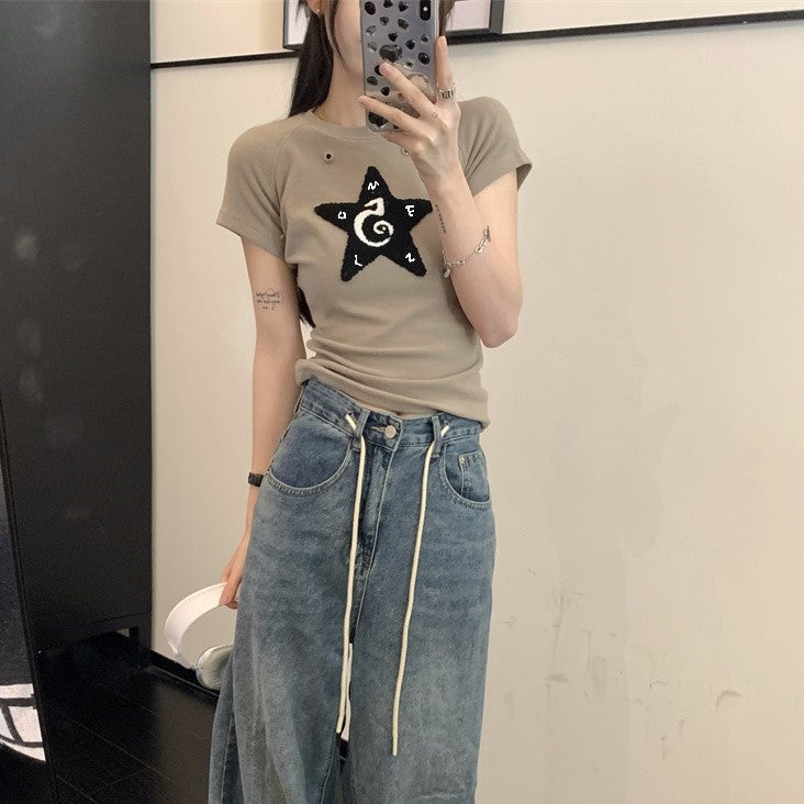 星モチーフTシャツ♡ゆるかわデザイン S1676