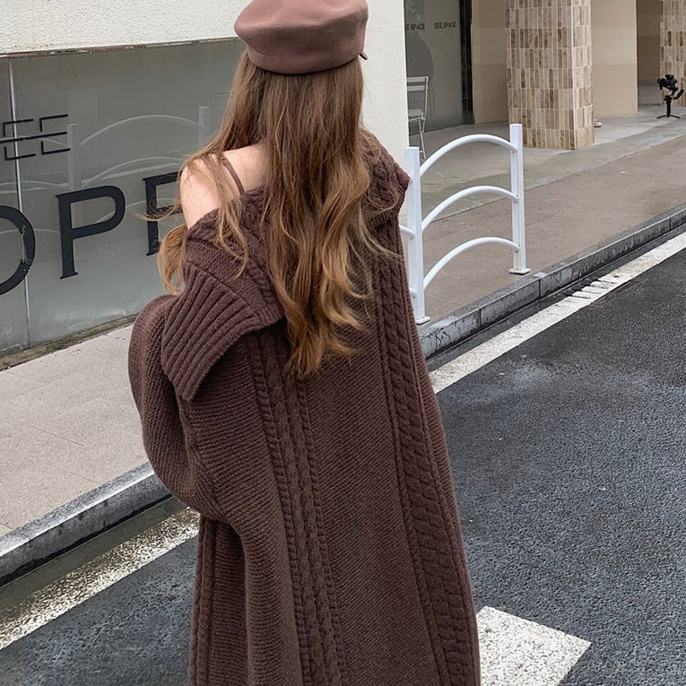 ロングカーディガン&ワンピースセット【単品】 S1270
