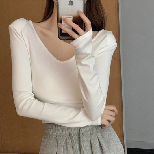 シンプルクロップTシャツ カジュアルに可愛く S1662